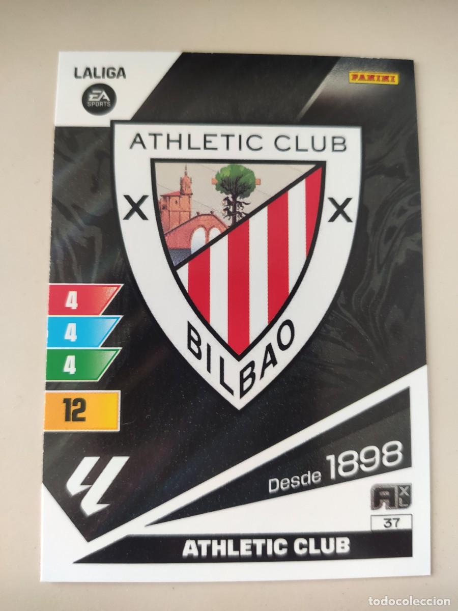 Cromos de f&uacute;tbol: 37 Escudo Athletic Club de Bilbao, Panini Adrenalyn XL 2023 2024 23 24