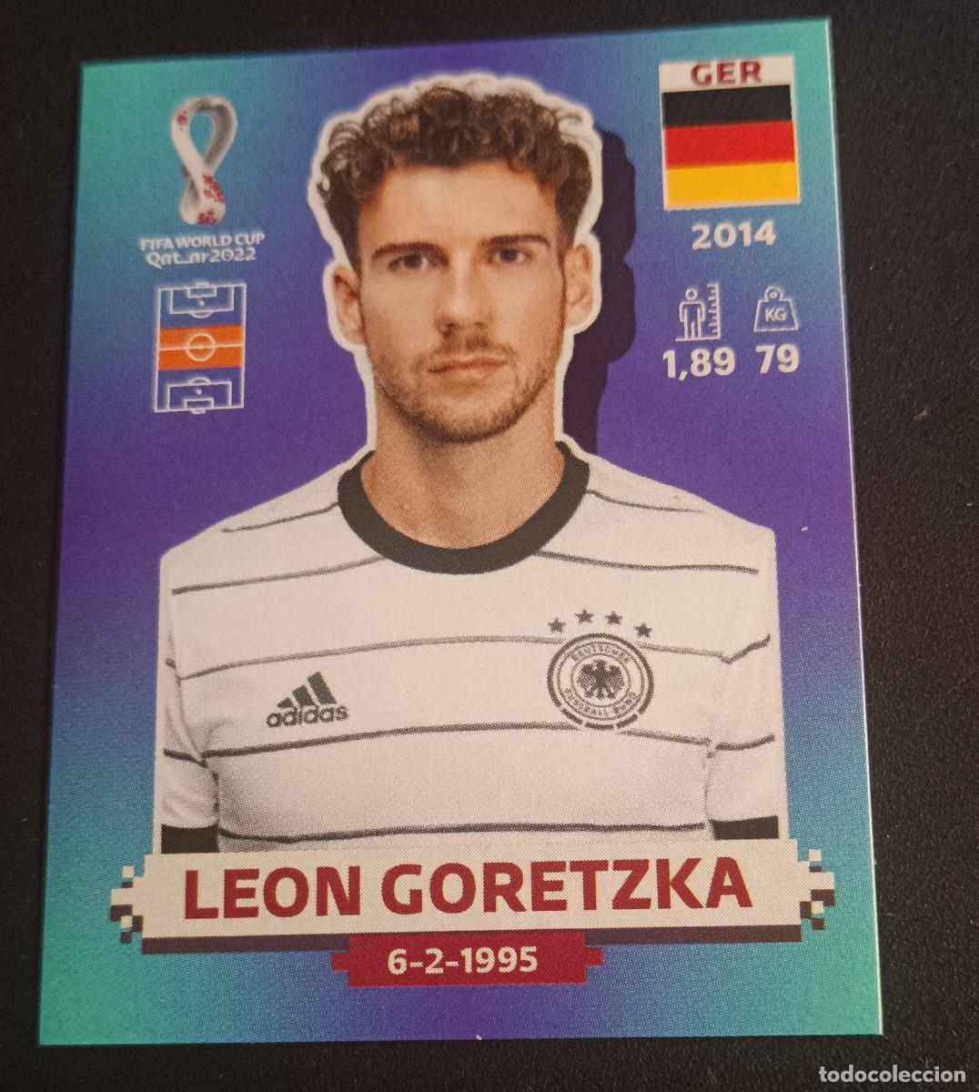 Cromos de F&uacute;tbol: CROMO GER11 GORETZKA GER 11 ALEMANIA WORLD CUP MUNDIAL QATAR 2022 22 STICKER PANINI