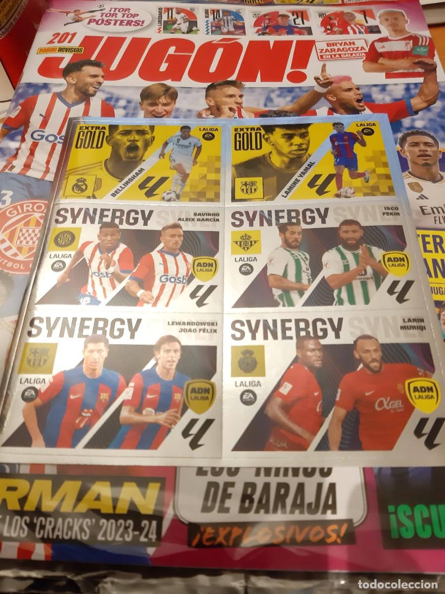 Cromos de F&uacute;tbol: REVISTA JUG&Oacute;N 201 - SIN ABRIR- CON CROMOS NUEVOS-