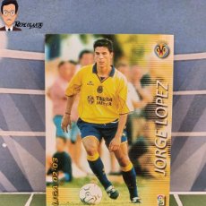 Cromos de Fútbol: JORGE LÓPEZ Nº 355 (VILLARREAL) MEGAFICHA 2002 2003 02 03 PANINI ALBUM LIGA FÚTBOL MEGACRACKS CARD