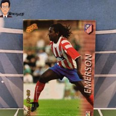 Cromos de Fútbol: EMERSON Nº 405 / NUEVO FICHAJE (ATLÉTICO MADRID) MEGAFICHAS 2002 2003 02 03 PANINI LIGA MEGACRACKS