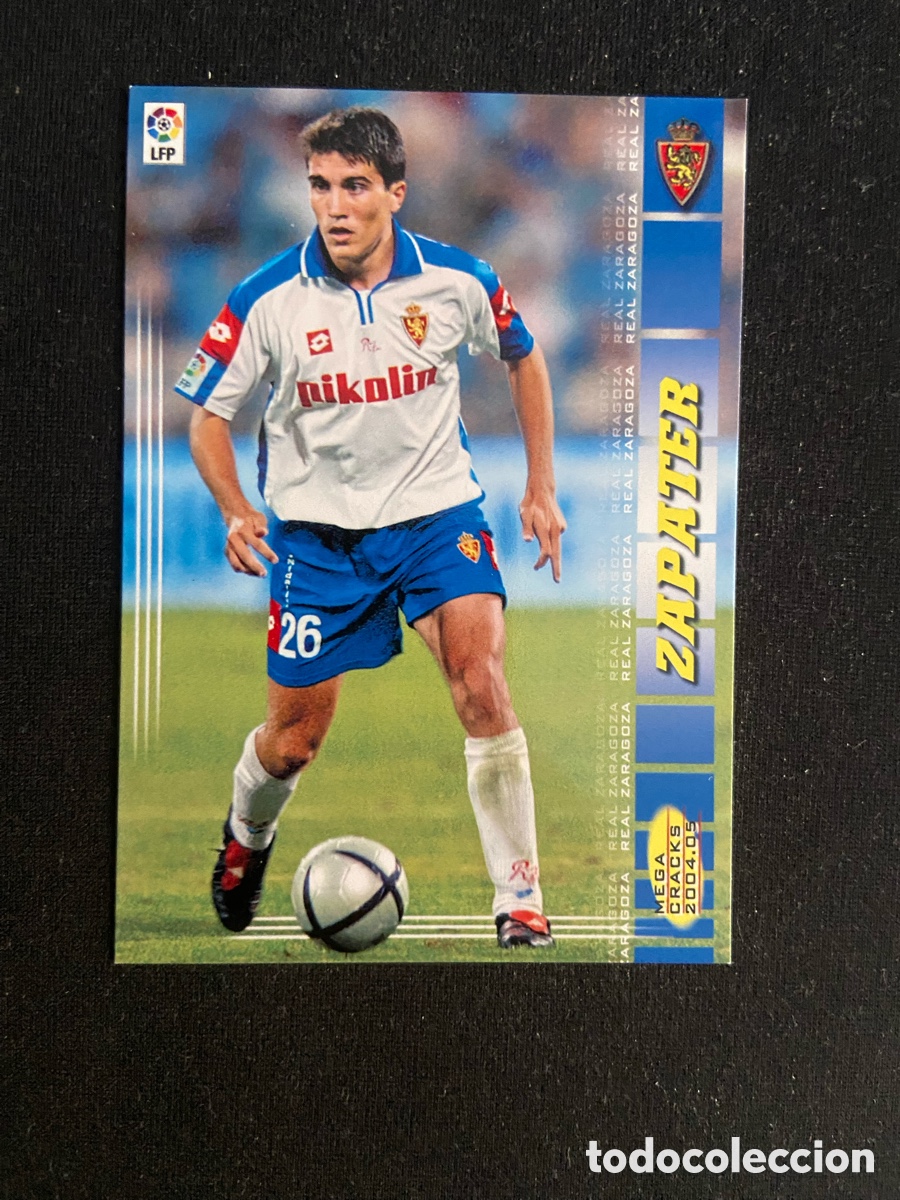 Cromos de Futebol: ZAPATER 480 NUEVO FICHAJE (ZARAGOZA) PANINI MEGAFICHAS MEGACRAKS 2004-2005 04 05 CROMO CARTA
