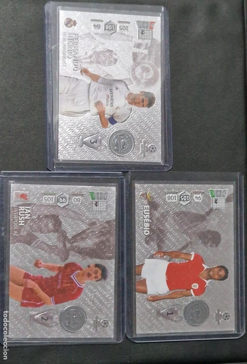 Cromos de F&uacute;tbol: Hierro Eusebio Ian Rush Legend Adrenalyn XL Uefa Champions League 2014-15