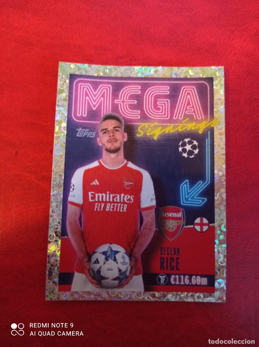 Cromos de Futebol: Champions league topps 2023 2024 23 24 MEGA DECLAN RICE n&deg;722 nuevo sin pegar