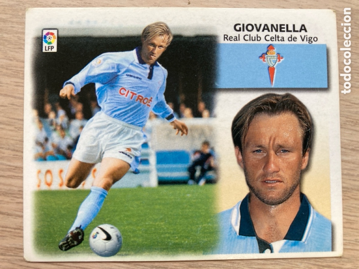 Cromos de f&uacute;tbol: Giovanella coloca Celta Este 99 00 sin pegar - Foto 1
