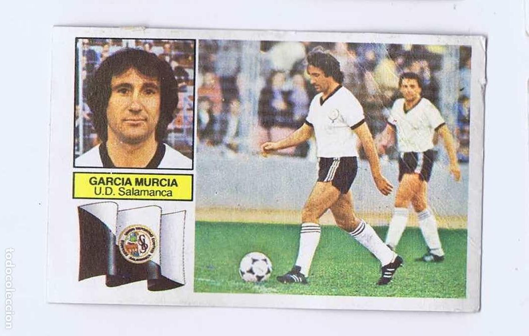 Football Stickers: CROMO ESTE 82-83 GARCIA MURCIA-RECUPERADO-CROMO FUTBOL LIGA 82-83