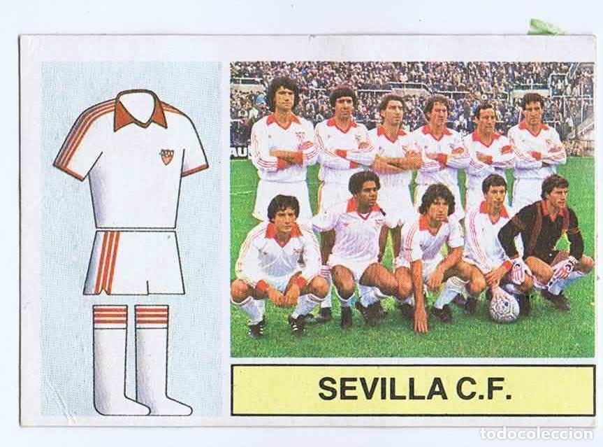 Fu&szlig;ball-Sticker: CROMO ESTE 82-83 SEVILLA C.F-RECUPERADO-CROMO FUTBOL LIGA 82-83