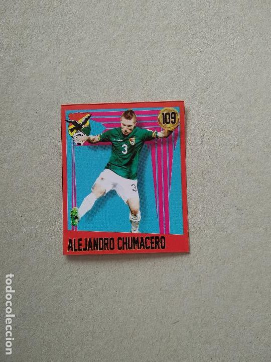 Football Stickers: 109 ALEJANDRO CHUMACERO BOLIVIA CROMO FUTBOL ALBUM PERU ELIMINATORIAS MUNDIAL 2022 WORLD CUP QATAR