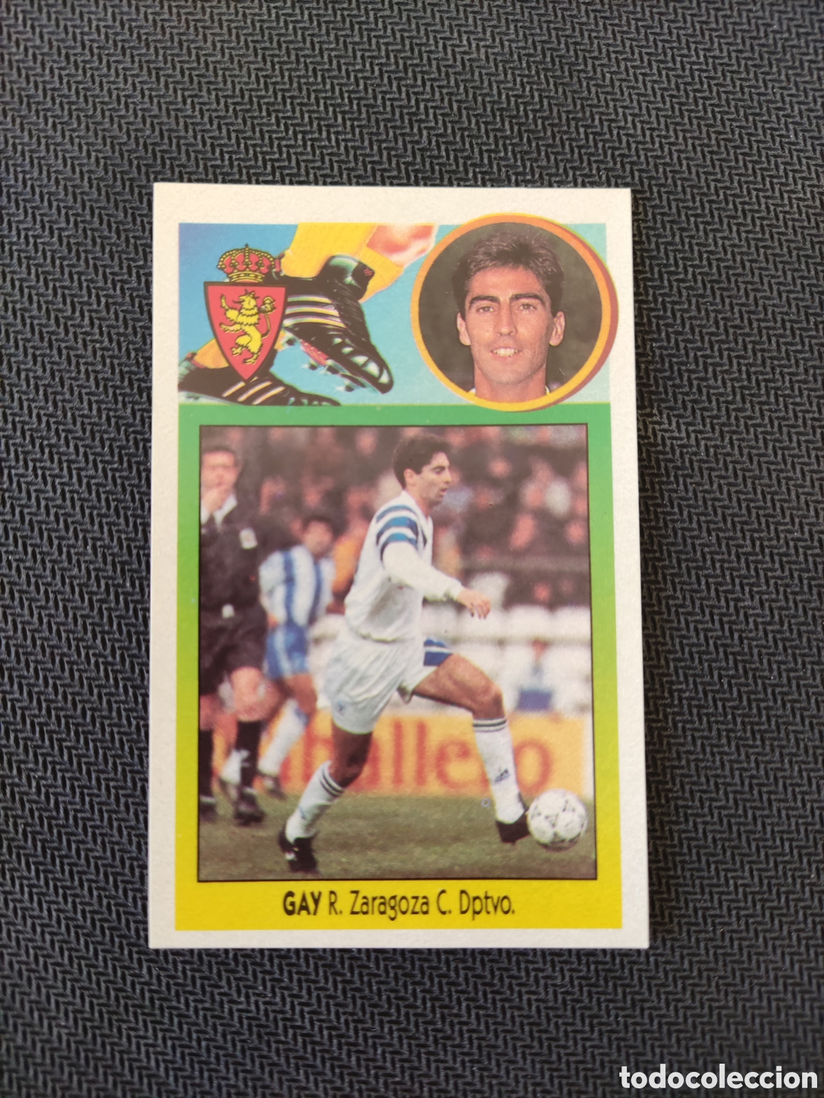 Figurine di Calcio: GAY ZARAGOZA LIGA ESTE 1993-94 93 94 ADHESIVO NUNCA PEGADO SIN PEGAR