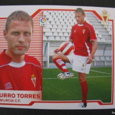 Cromos de Fútbol: CURRO TORRES (R. MURCIA C.F.) - ÚLTIMOS FICHAJES Nº 27 - LIGA 07/08 - ESTE - NUNCA PEGADO - 2007-08