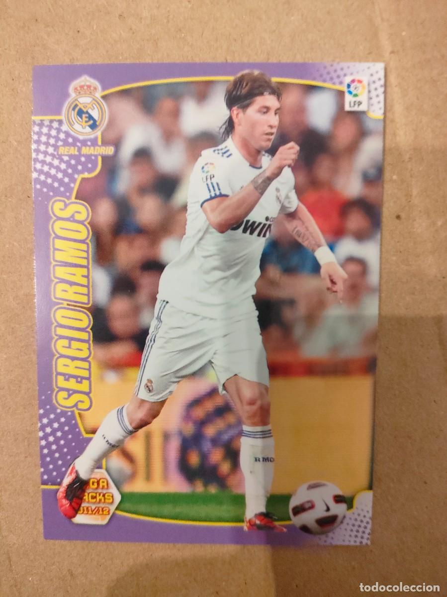 Cromos de f&uacute;tbol: Sergio Ramos Megacracks 11 12 - Foto 1