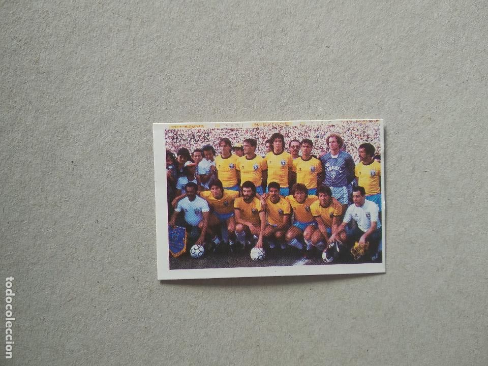 Fu&szlig;ball-Sticker: 97 EQUIPO PLANTILLA BRASIL CROMO FUTBOL MUNDIAL 1986 REYAUCA WORLD CUP COPA MUNDO