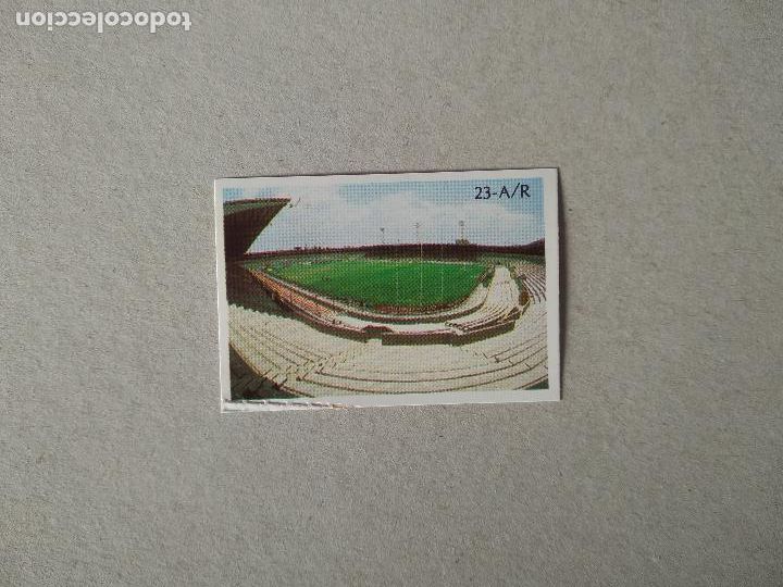 Fu&szlig;ball-Sticker: 23 CAMPO ESTADIO 3 TRES DE MARZO CROMO FUTBOL MUNDIAL 1986 REYAUCA WORLD CUP COPA MUNDO