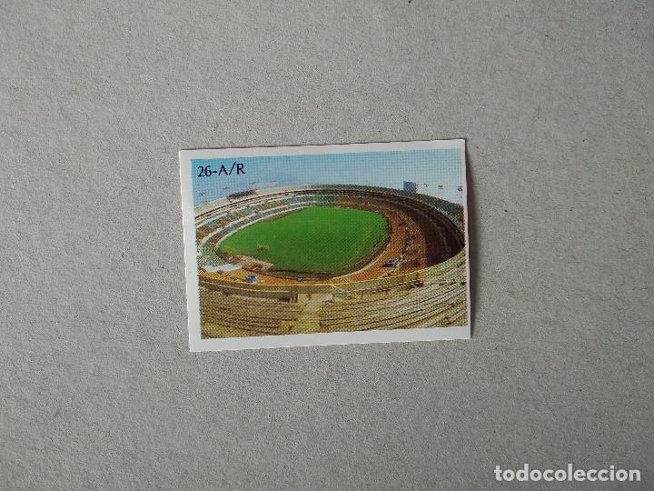 Fu&szlig;ball-Sticker: 26 CAMPO ESTADIO UNIVERSITARIO CROMO FUTBOL MUNDIAL 1986 REYAUCA WORLD CUP COPA MUNDO