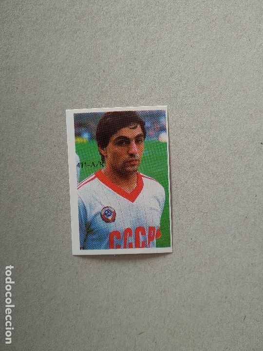 Cromos de Futebol: 411 WLADIMIR BURJAK URSS UNI&Oacute;N SOVI&Eacute;TICA CROMO FUTBOL MUNDIAL 1986 REYAUCA WORLD CUP COPA MUNDO