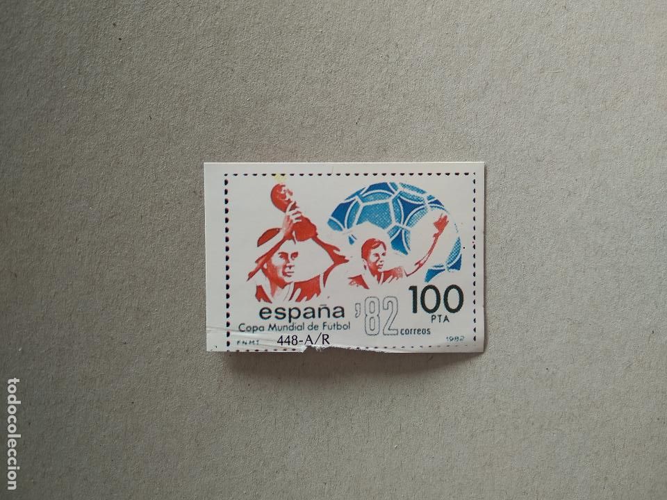 Cromos de f&uacute;tbol: 448 SELLO ESPA&Ntilde;A 1982 CROMO FUTBOL MUNDIAL 1986 REYAUCA WORLD CUP COPA MUNDO