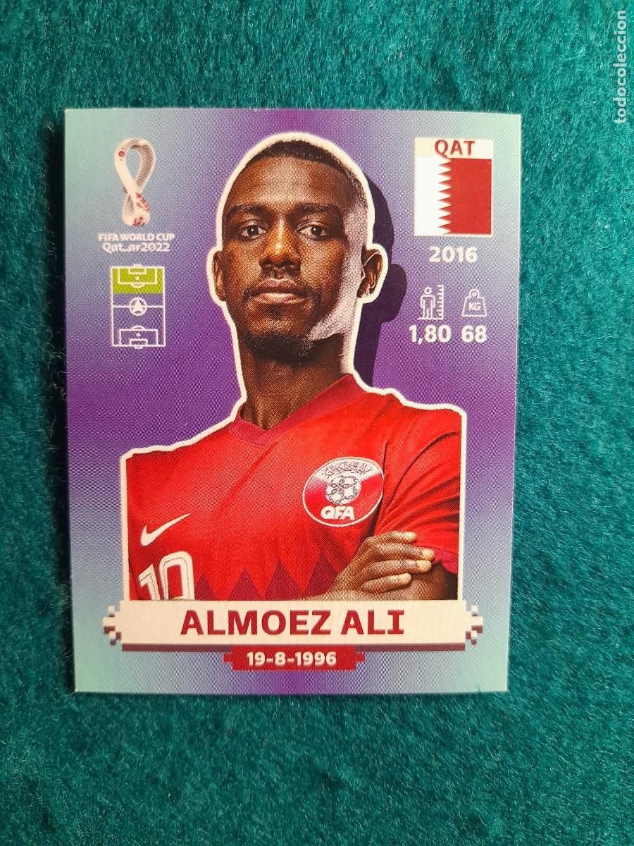 Cromos de F&uacute;tbol: CROMO FIFA WORLD CUP QATAR 2022, PANINI. QATAR. ALMOEZ ALI. QAT 19