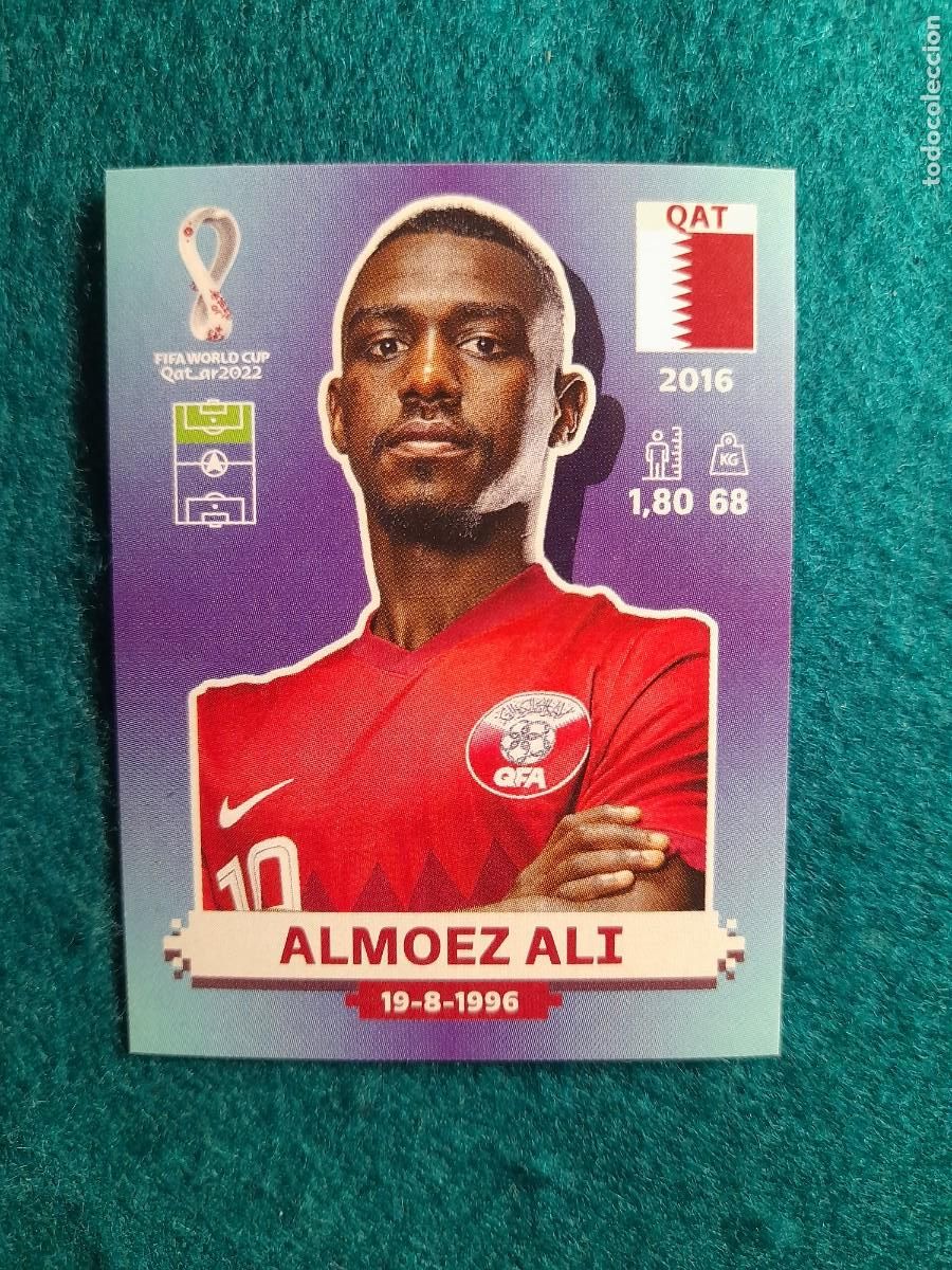 Cromos de F&uacute;tbol: CROMO FIFA WORLD CUP QATAR 2022, PANINI. QATAR. ALMOEZ ALI. QAT 19