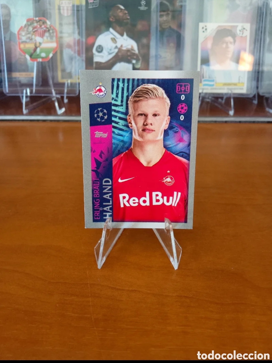 Cromos de f&uacute;tbol: Sticker Haaland 419 Salzburg