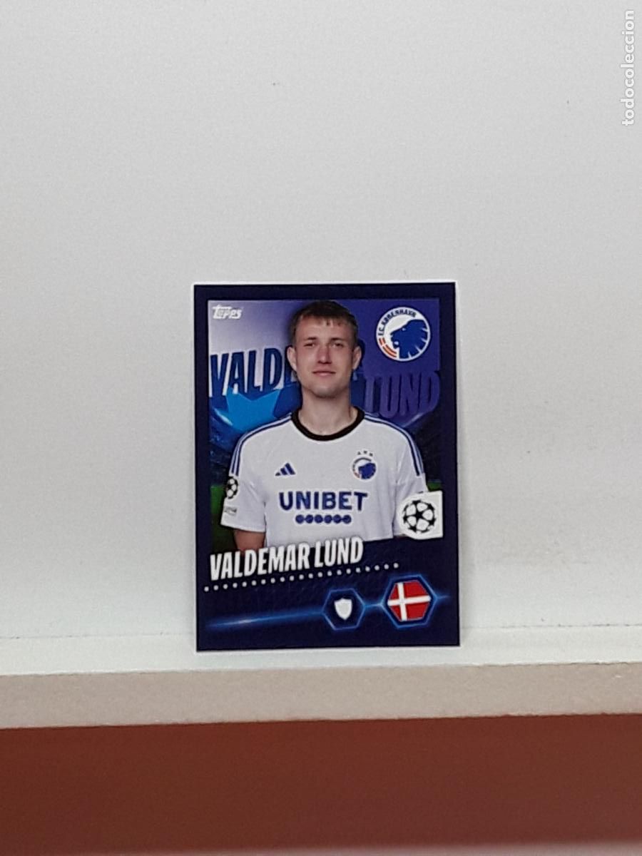 Cromos de F&uacute;tbol: CHAMPIONS STICKER 2023 2024 23 24 ALBUM TOPPS LEAGUE N 545 KOBENHAVN VALDEMAR LUND