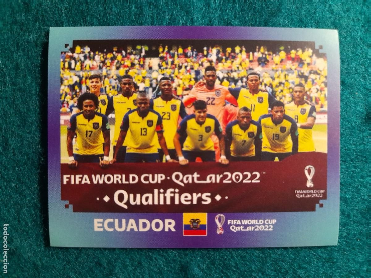 Cromos de F&uacute;tbol: CROMO FIFA WORLD CUP QATAR 2022, PANINI. ECUADOR. EQUIPO. ECU 1