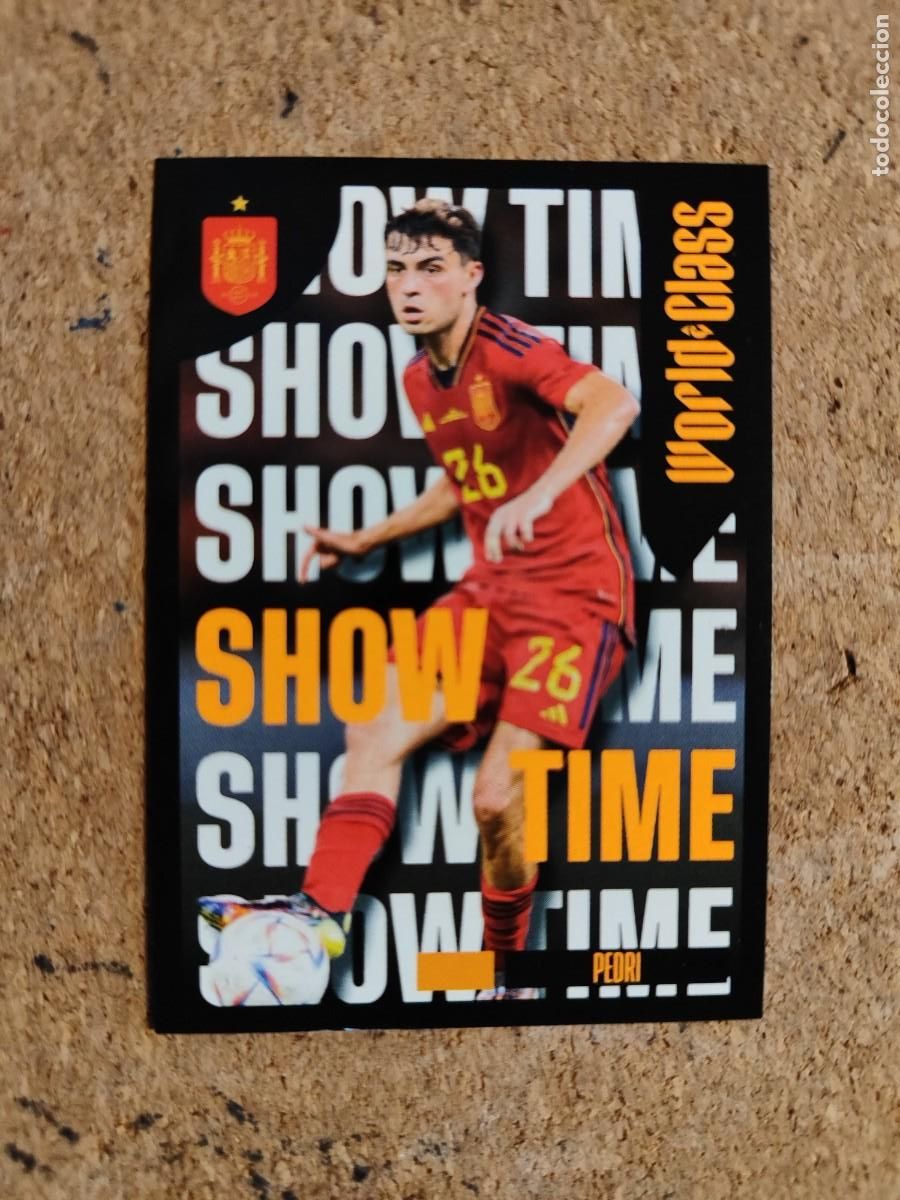 Football Stickers: WORLD CLASS 2024 STICKER SHOW TIME PEDRI ESPA&Ntilde;A #332 PANINI THE GAME CHANGERS