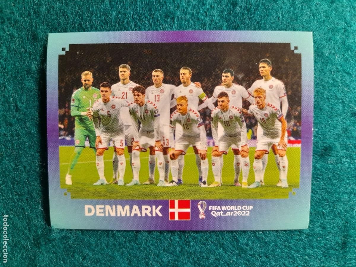 Cromos de F&uacute;tbol: CROMO FIFA WORLD CUP QATAR 2022, PANINI. DENMARK. EQUIPO. DEN 1