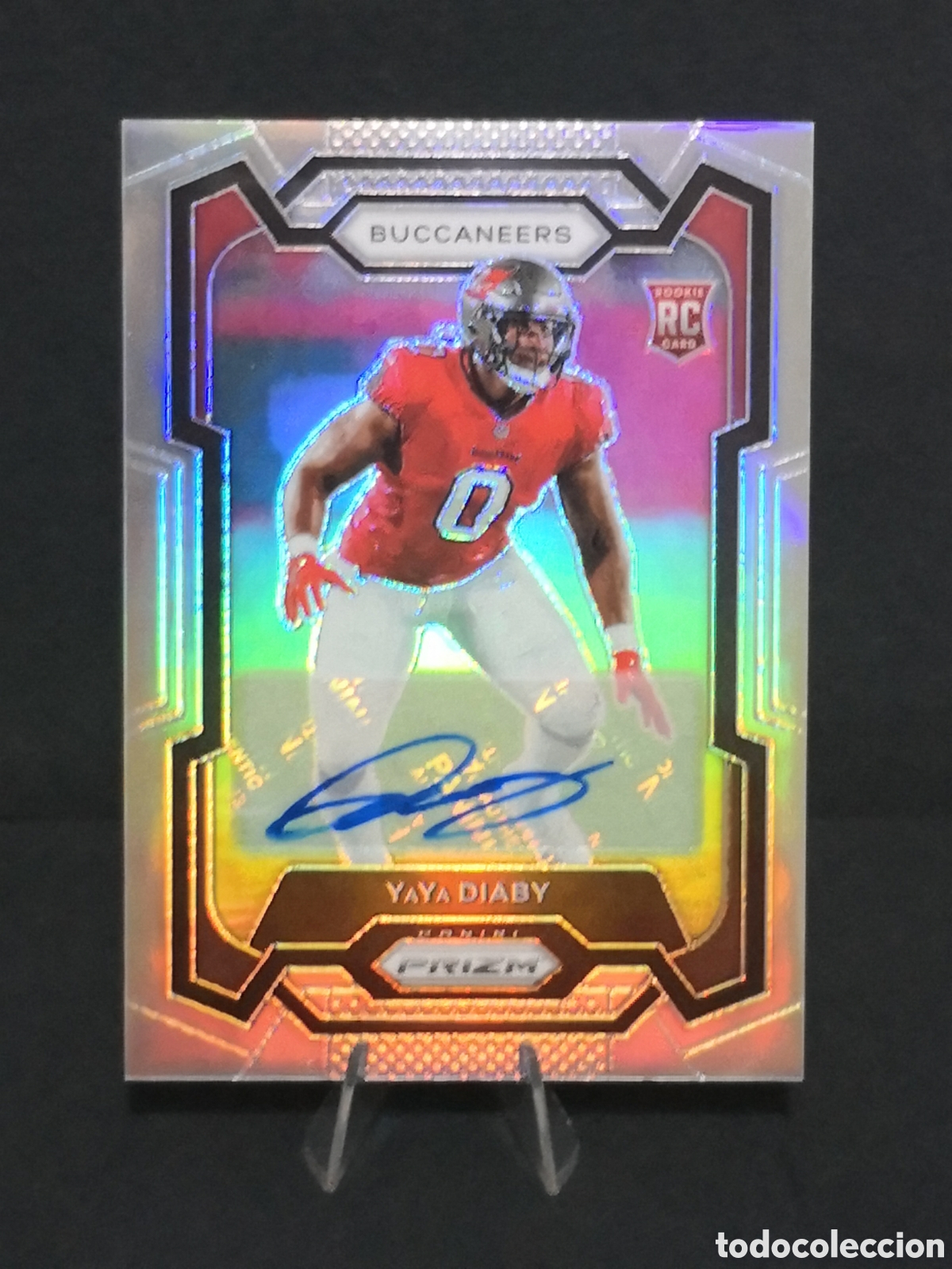 Football Stickers: 394 auto rookie prizm YAYA DIABY NFL 2023 FOOTBALL USA EEUU CROMOS CON FIRMA AUT&Oacute;GRAFO PANINI TOPPS