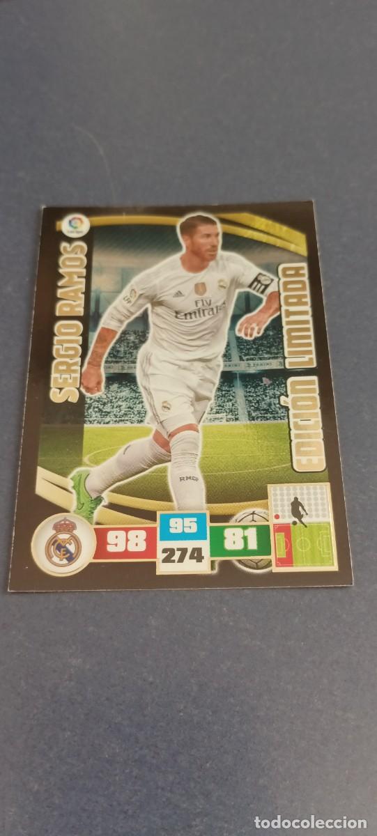 Cromos de f&uacute;tbol: SERGIO RAMOS EDICION LIMITADA15-16 - Foto 1