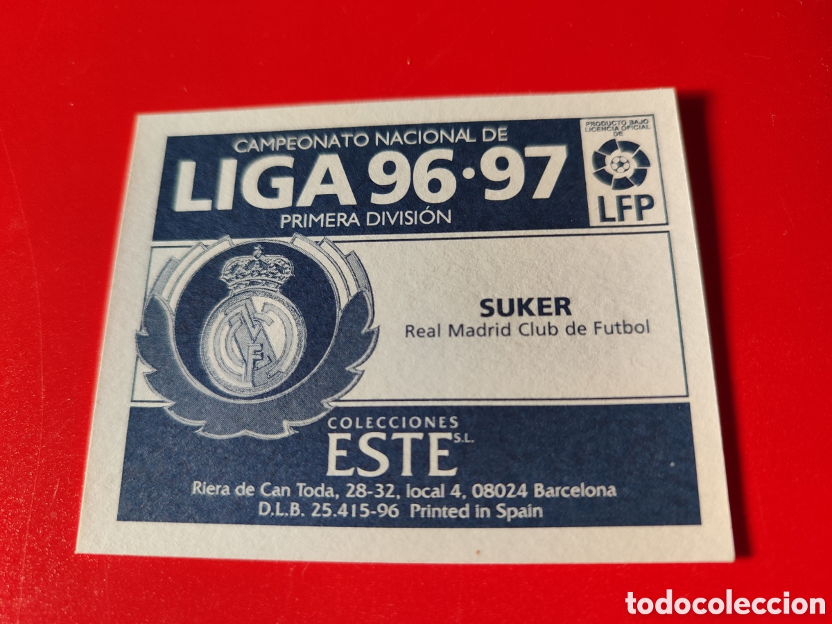Cromos de f&uacute;tbol: Suker Rookie Este 96-97 - Foto 3