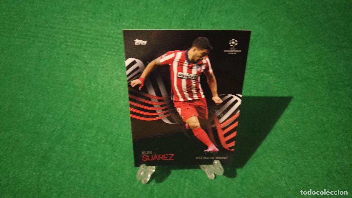 Cromos de f&uacute;tbol: Cromo de Luis Suarez en el Atletico Madrid - Knockout 2021 - Foto 1