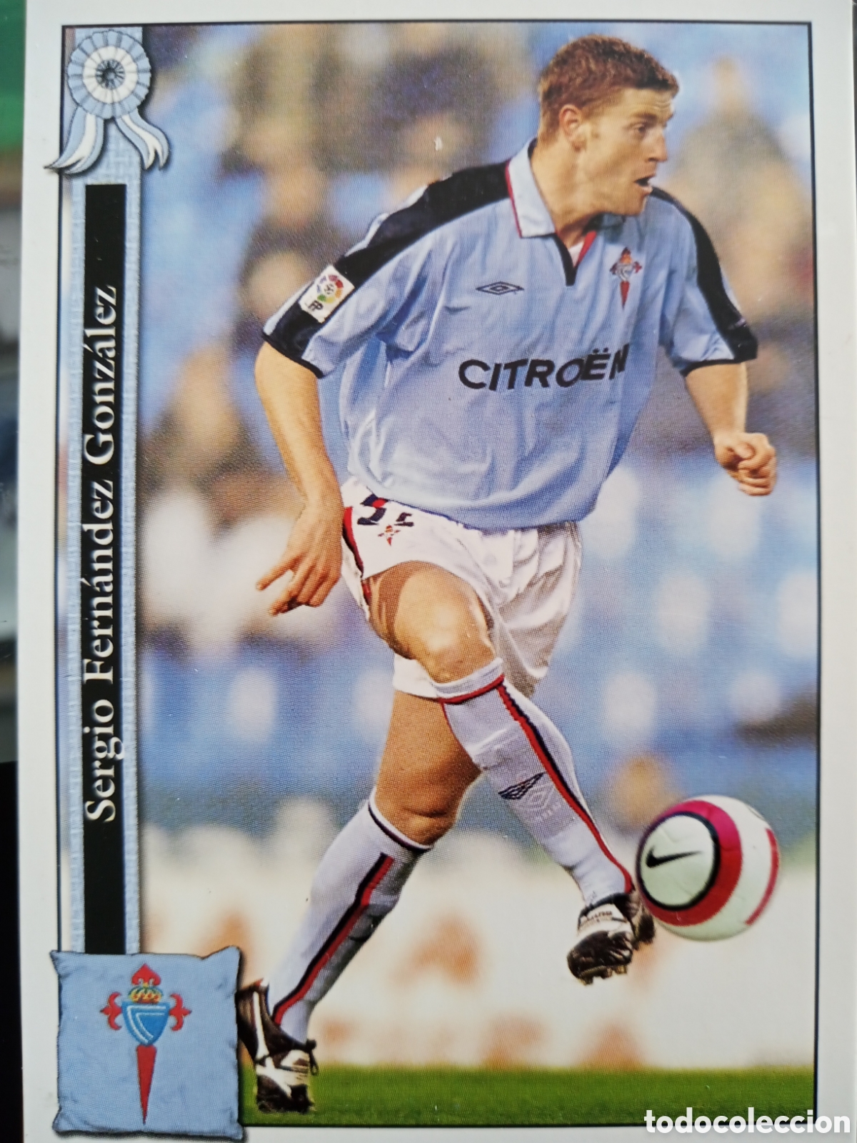 Cromos de f&uacute;tbol: CROMO DE SERGIO RC CELTA DE VIGO - Foto 1
