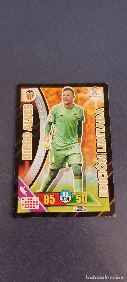 Cromos de f&uacute;tbol: DIEGO ALVES EDICION LIMITADA 16-17 - Foto 1