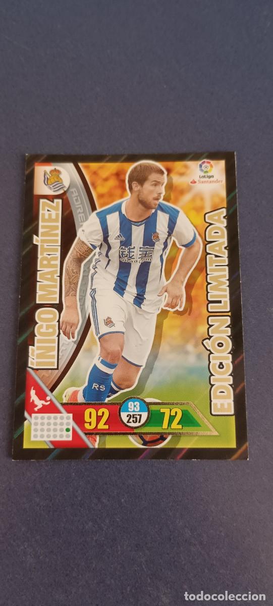 Cromos de f&uacute;tbol: &Iacute;&Ntilde;IGO MART&Iacute;NEZ EDICION LIMITADA 16-17 - Foto 1