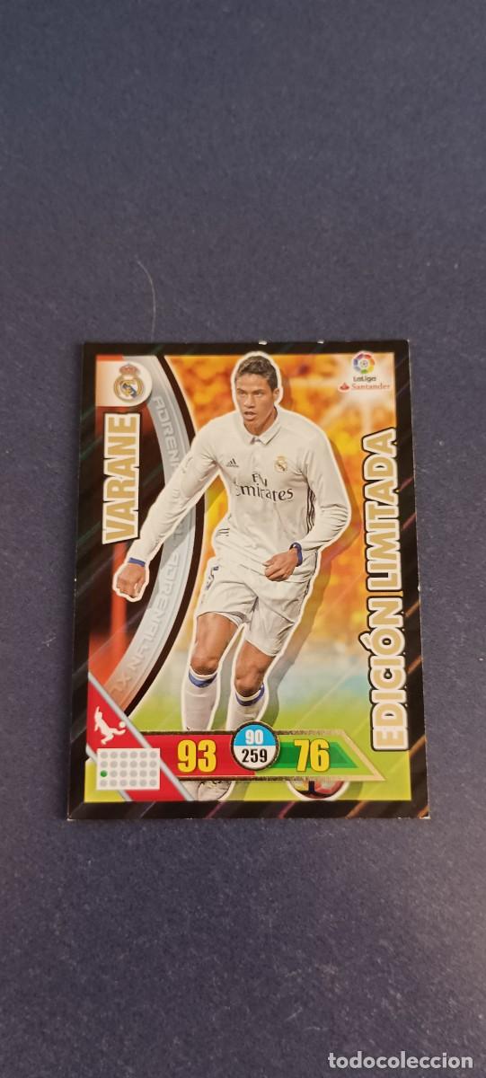 Cromos de f&uacute;tbol: VARANE EDICION LIMITADA 16-17 - Foto 1