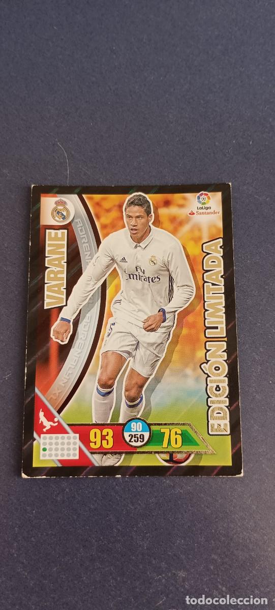 Cromos de f&uacute;tbol: VARANE EDICION LIMITADA 16-17 - Foto 1