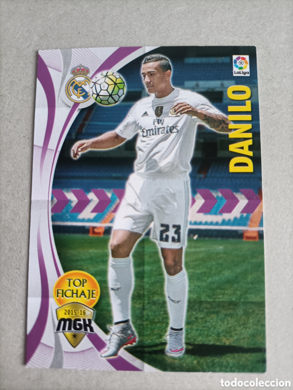 Cromos de f&uacute;tbol: Danilo 346 Real Madrid Megacracks 2015/16 - Foto 1