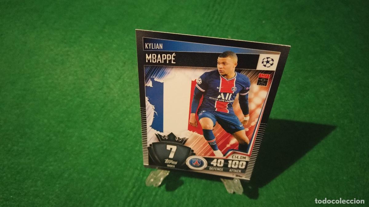 Cromos de f&uacute;tbol: Cromo de Mbappe en el PSG - Match Attax 101 - Foto 1