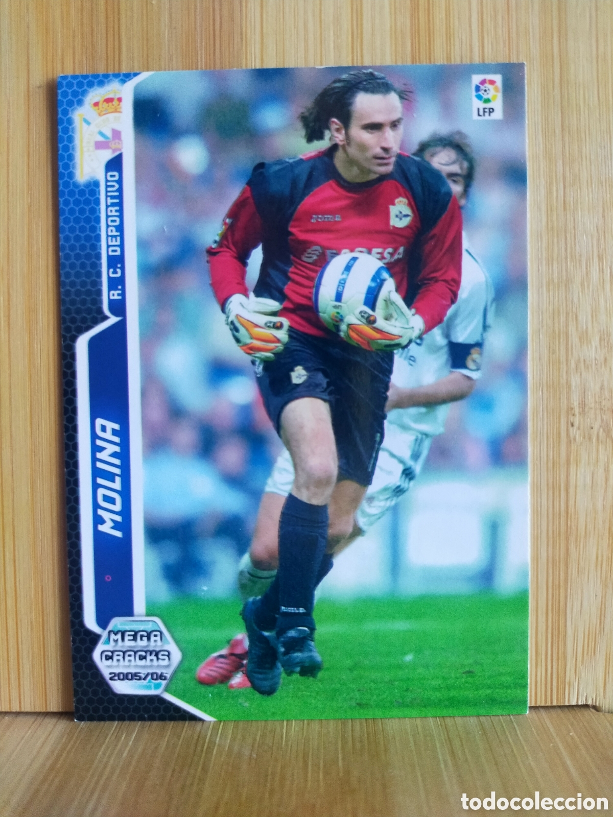Figurine di Calcio: 2005 2006 05 06 CROMO EN BUEN ESTADO MEGACRACKS MGK DEPORTIVO CORU&Ntilde;A MOLINA N 129