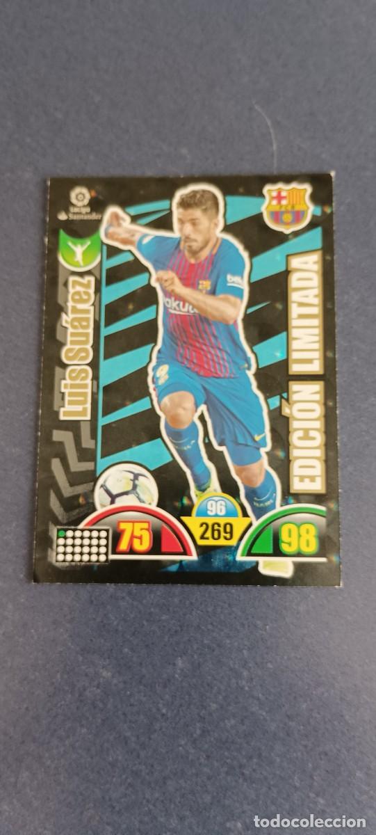 Cromos de f&uacute;tbol: LUIS SU&Aacute;REZ EDICION LIMITADA 17-18 - Foto 1