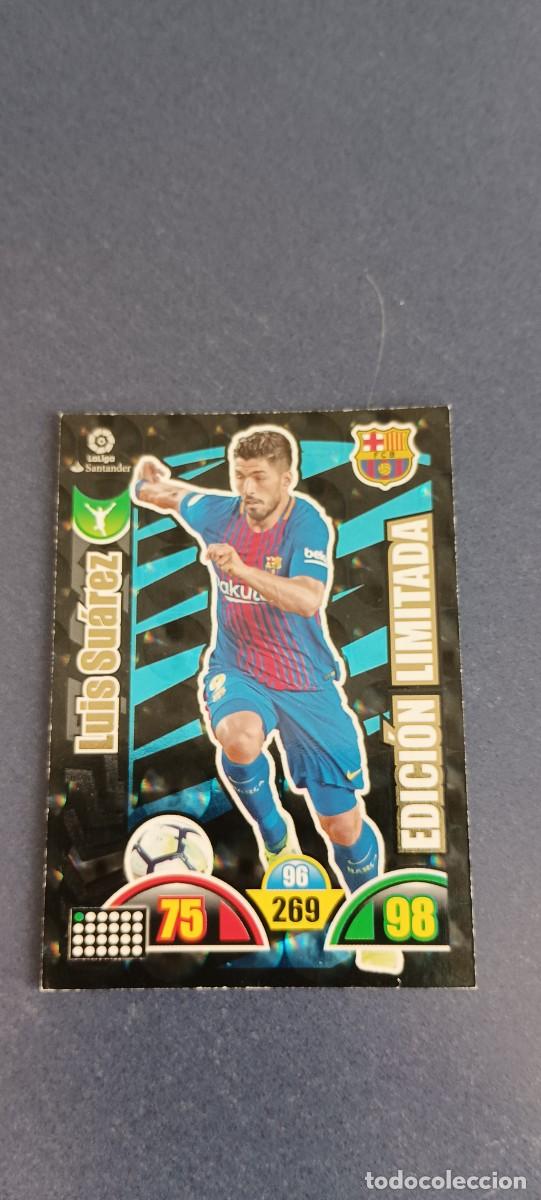 Cromos de f&uacute;tbol: LUIS SU&Aacute;REZ EDICION LIMITADA 17-18 - Foto 1