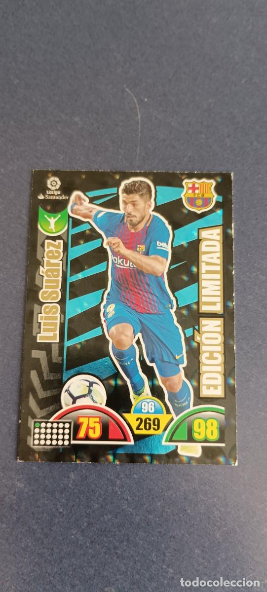 Cromos de f&uacute;tbol: LUIS SU&Aacute;REZ EDICION LIMITADA 17-18 - Foto 1