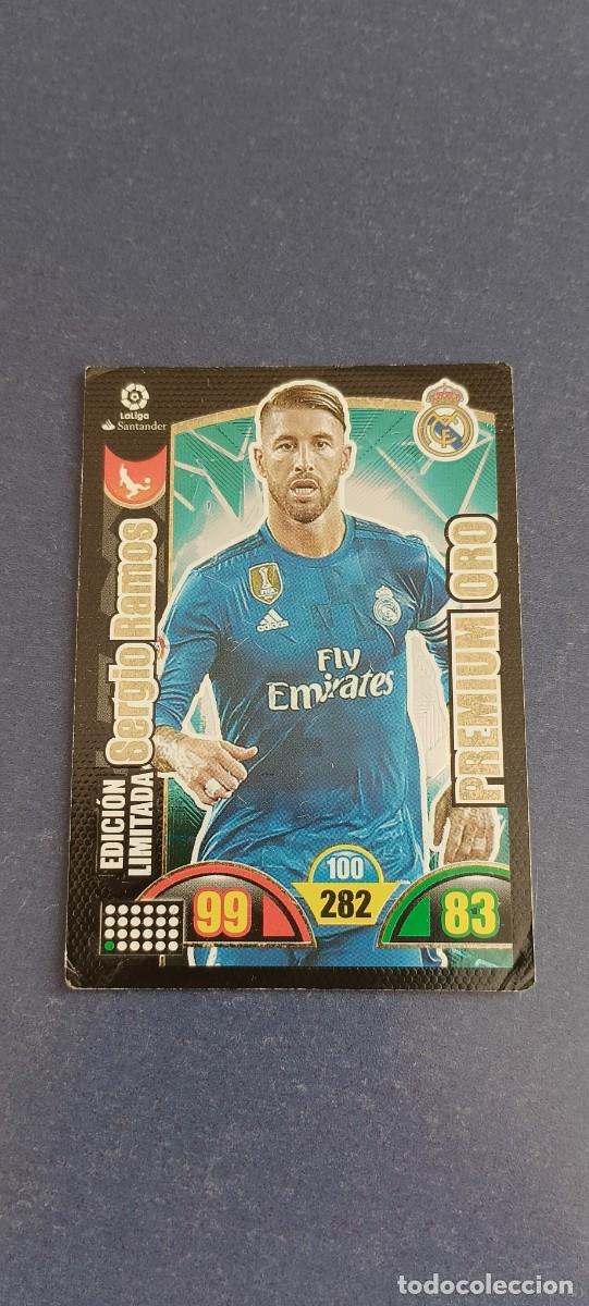 Cromos de f&uacute;tbol: SERGIO RAMOS EDICION LIMITADA 17-18 - Foto 1