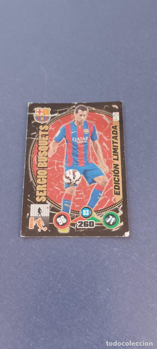 Cromos de f&uacute;tbol: SERGIO BUSQUETS EDICION LIMITADA 14-15 - Foto 1