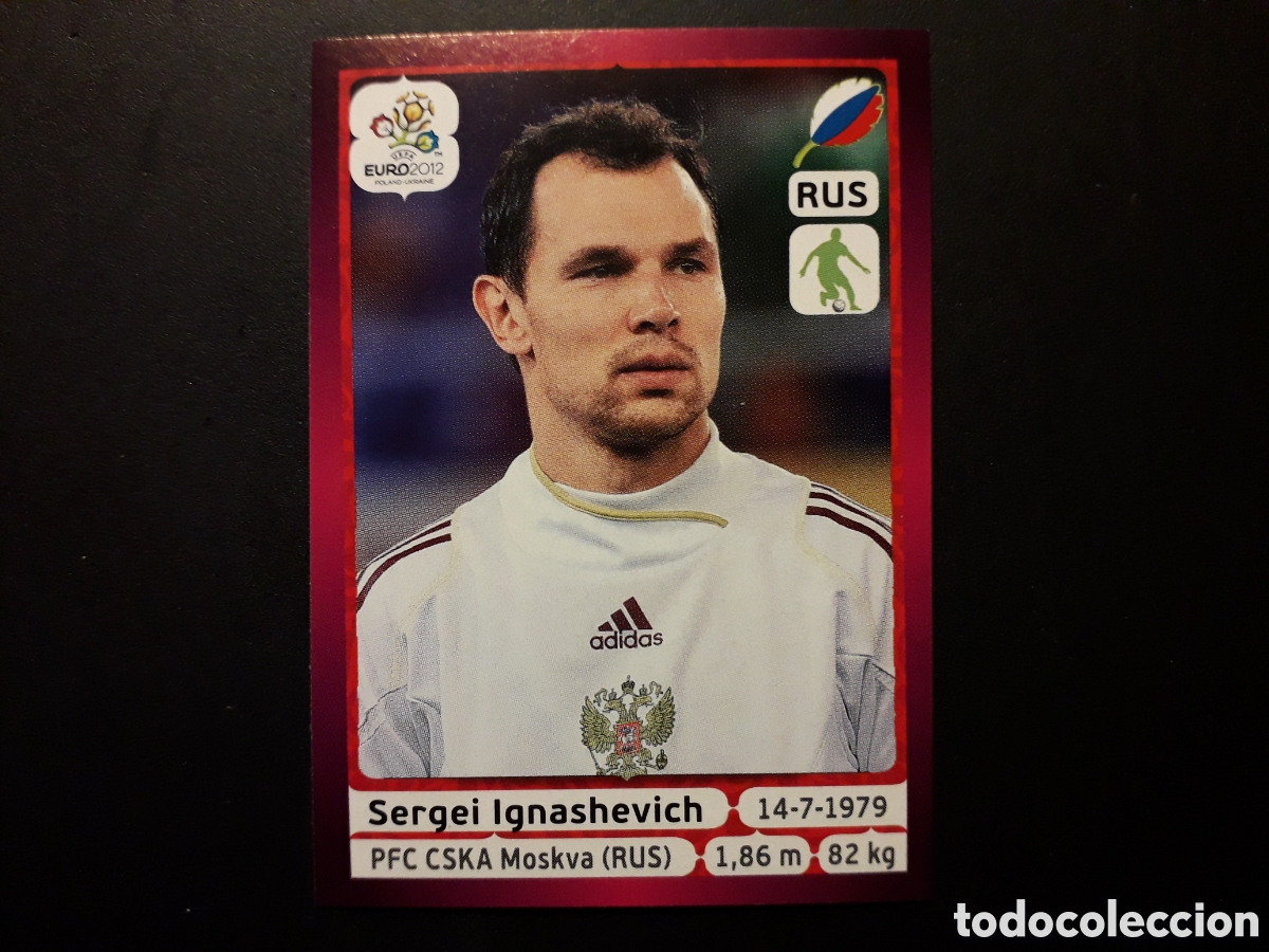 Figurine di Calcio: IGNASHEVICH N&deg; 115 RUSIA EURO 2012 POLONIA UCRANIA VERSI&Oacute;N ALEMANA SIN PEGAR PEDIDO M&Iacute;NIMO 3&euro;