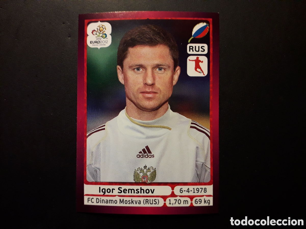 Figurine di Calcio: SEMSHOV N&deg; 123 RUSIA EURO 2012 POLONIA UCRANIA VERSI&Oacute;N ALEMANA SIN PEGAR PEDIDO M&Iacute;NIMO 3&euro;