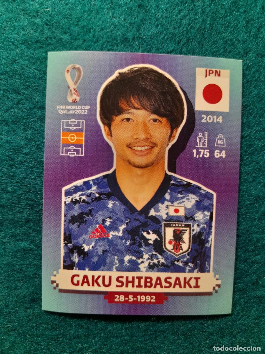 Figurine di Calcio: CROMO FIFA WORLD CUP QATAR 2022, PANINI. JAPAN. GAKU SHIBASAKI. JPN 13
