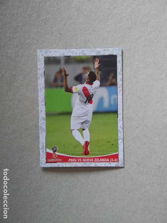 Cromos de f&uacute;tbol: FARFAN CROMO FUTBOL MUNDIAL 2018 TARJETA WORLD CUP EDITADO PER&Uacute;
