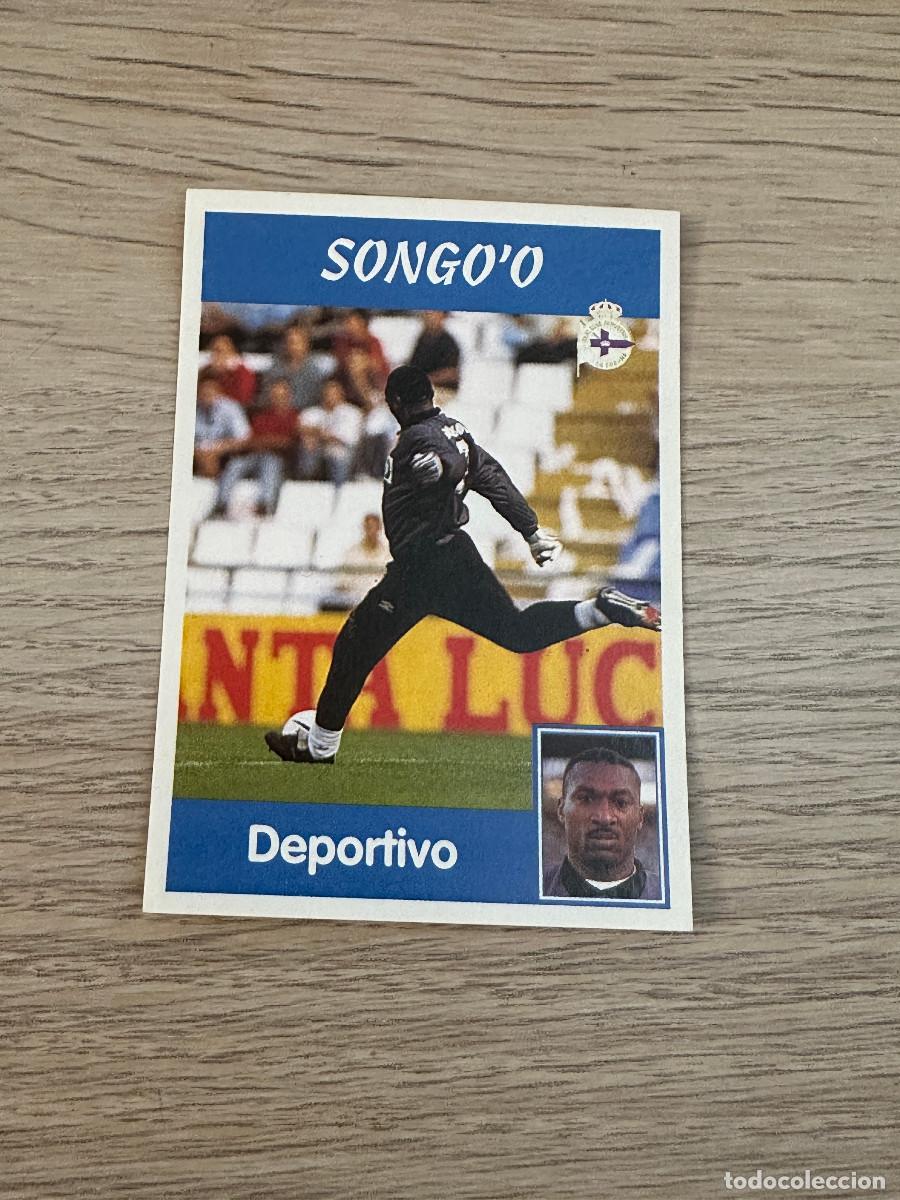 Figurine di Calcio: SONGO'O DEPORTIVO n&ordm; 33 LA LIGA PANINI SPORTS 97 98 1997 1998 (SIN PEGAR)