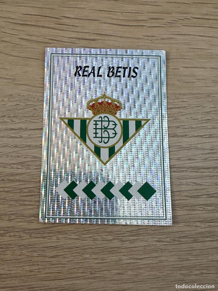Cromos de F&uacute;tbol: ESCUDO BETIS n&ordm; D LA LIGA PANINI SPORTS 97 98 1997 1998 (SIN PEGAR)